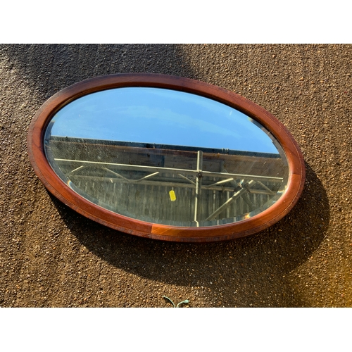 637 - Framed Bevel Edged Mirror