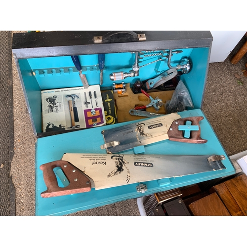 422 - Carpenters Workbox and Contents