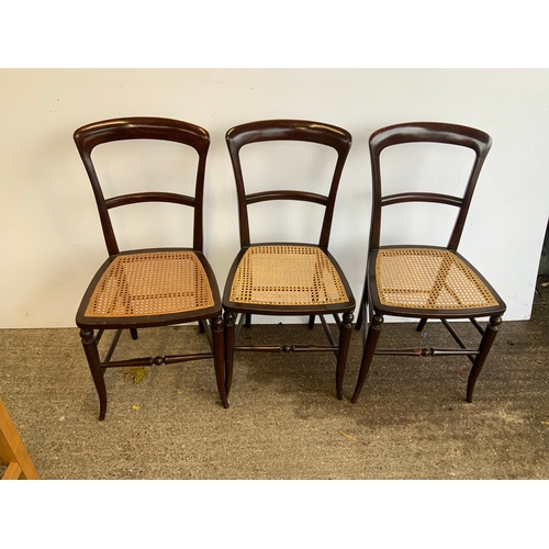 162 - Cane Seated Chairs