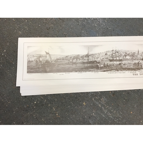 564 - Approximately 29x Prints - The Town of Barnstaple 1850 - Signed By John Norris