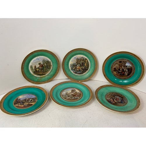 250 - Pratt Ware Plates and Other China