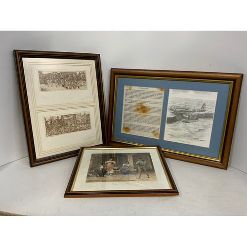 409 - 3 x Framed Pictures