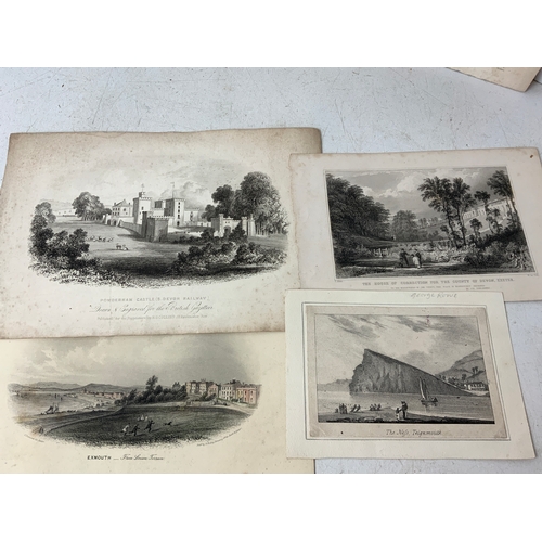 838 - Antique Prints - West Country