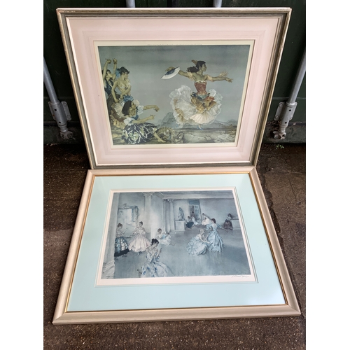 606 - 2x Framed William Russell Flint Prints