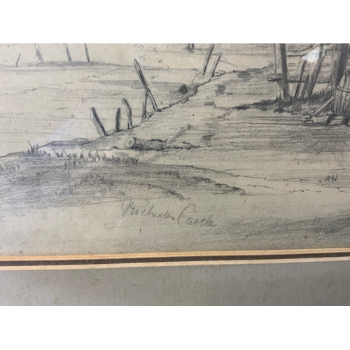 551 - Signed Framed Drawing 1873