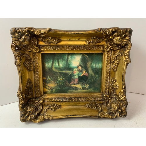Gilt Framed Painting