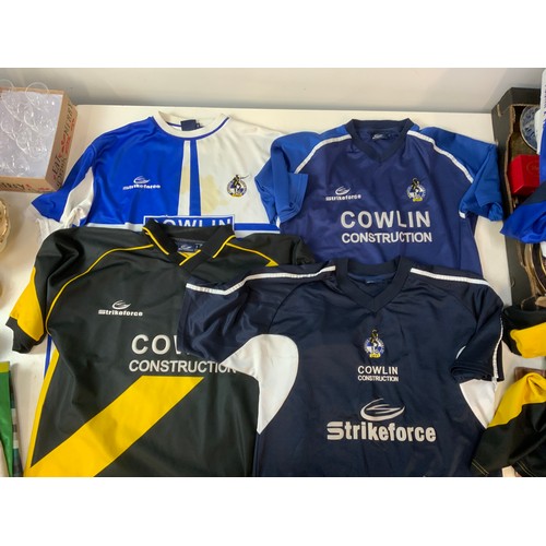 460 - Collection of 12x Bristol Rovers Shirts with 2x Liverpool Shirts