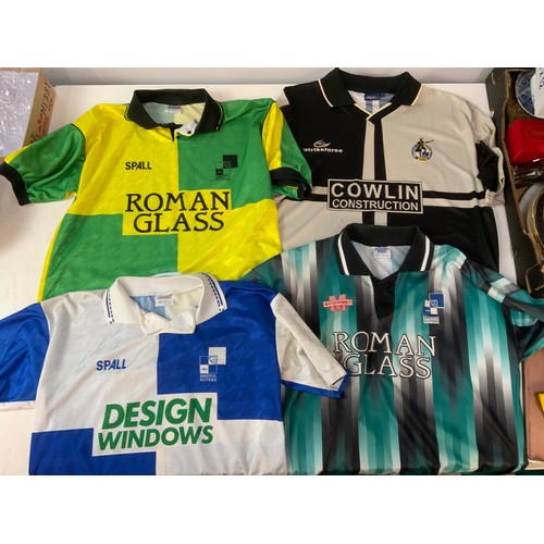 460 - Collection of 12x Bristol Rovers Shirts with 2x Liverpool Shirts