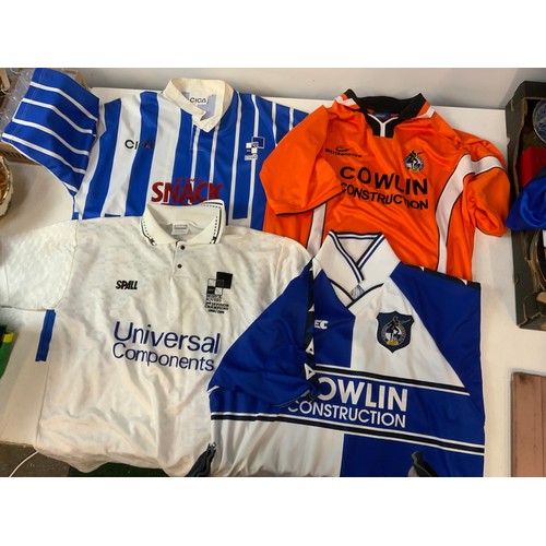 460 - Collection of 12x Bristol Rovers Shirts with 2x Liverpool Shirts