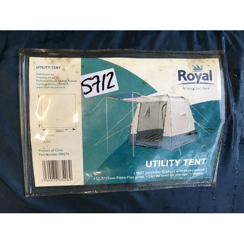 233 - Utility Tent with Vango Adventure Tarp