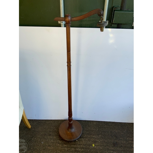 574 - Mahogany Adjustable Standard Lamp