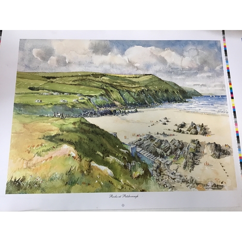 228 - Large Quantity of Prints - Rocks at Putsbrough and Rocks at Saunton - By John Henderson