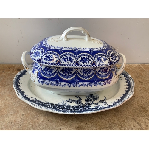 429 - Tureen and Meat Plate