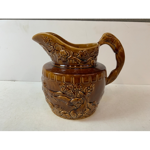 784 - Arthur Wood Hound Handle Jug