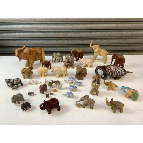 790 - Collection of Elephant Ornaments