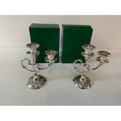 773 - Pair of Sheffield Collection Candlesticks