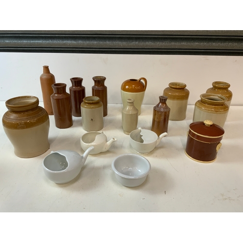 683 - Stoneware Jars etc