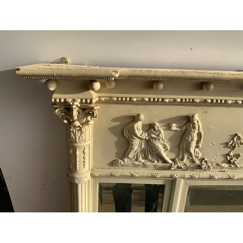 635 - Overmantel Mirror