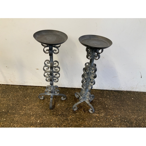 492 - Pair of Candle Holders