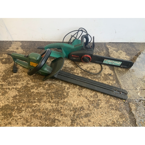 23A - Chainsaw and Hedge Trimmer