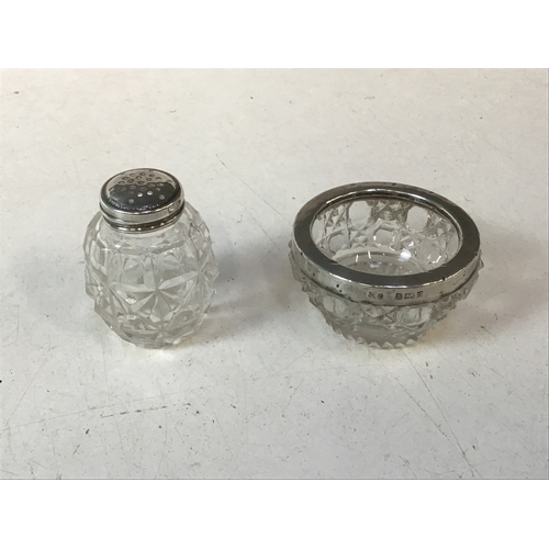 739 - Silver Topped Salt and Pepper