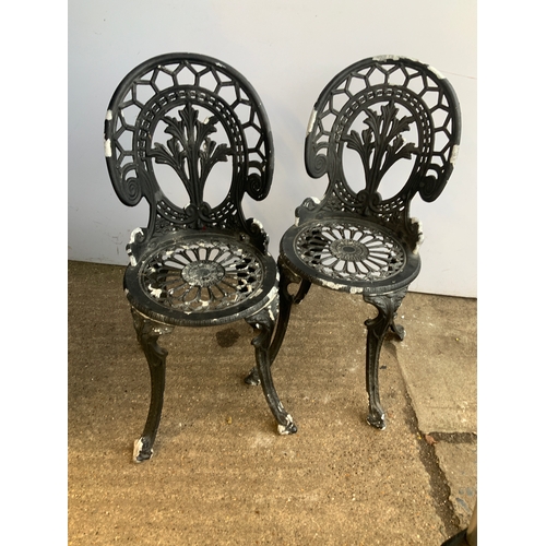 44 - Pair of Aluminium Garden Chairs