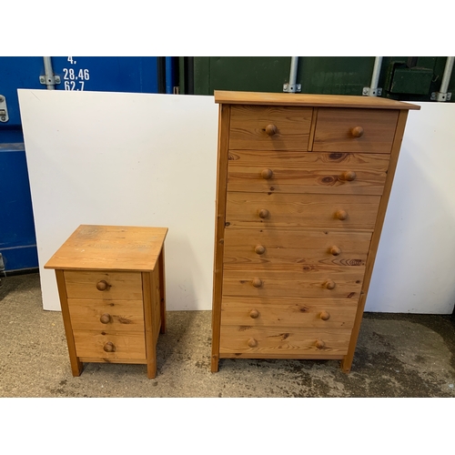 604A - Chest of Drawers and Bedside