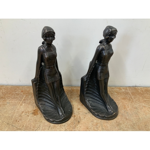 347 - Spelter Book Ends