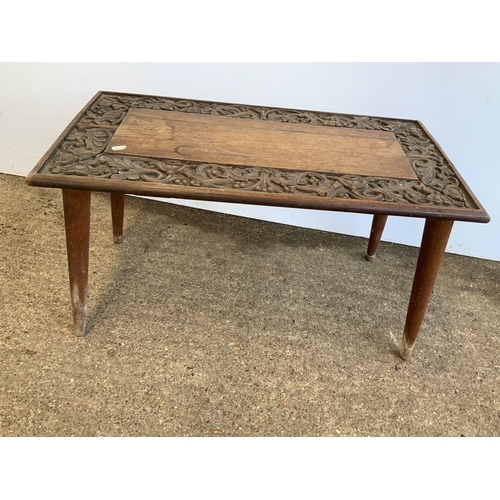 504A - Carved Coffee Table