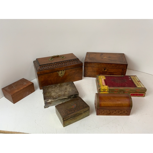 219 - Selection of Treen Boxes