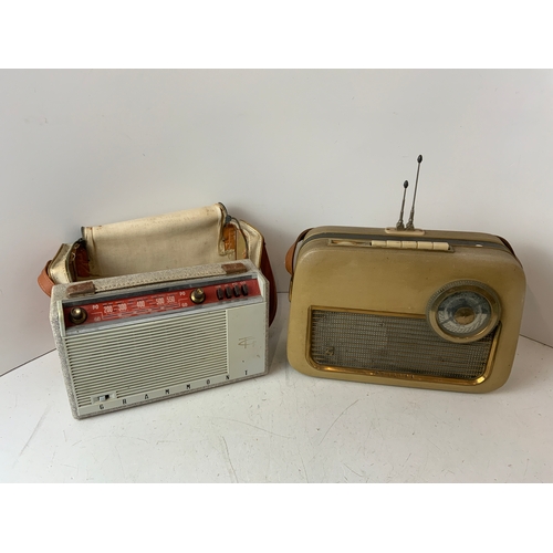 501 - Grammont Vintage Radio in Case and Philips Vintage Radio