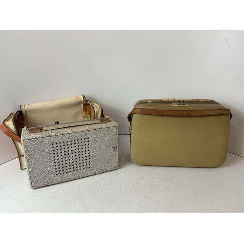 501 - Grammont Vintage Radio in Case and Philips Vintage Radio