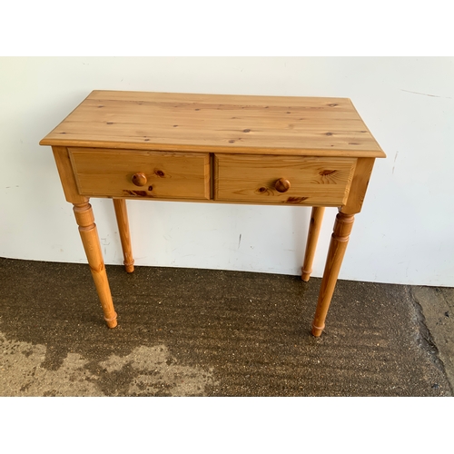 654 - Two Drawer Side Table