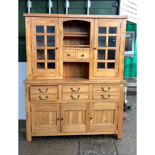 967 - Solid Oak Dresser - W160x D50x H200cm