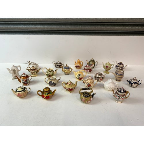 342 - Collection of Miniature Teapots