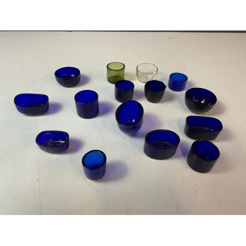 806 - Collection of Blue Glass Liners