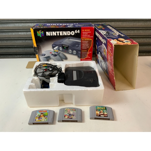 357 - Boxed Nintendo 64 with Games