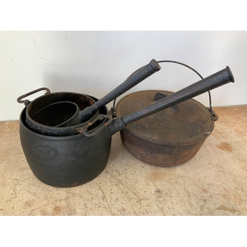 278 - Cast Iron Cooking Pots