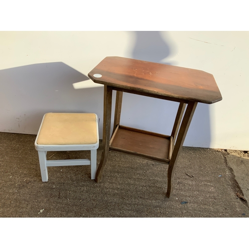 597 - Table and Stool