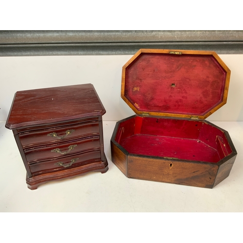 123 - 2x Jewellery Boxes