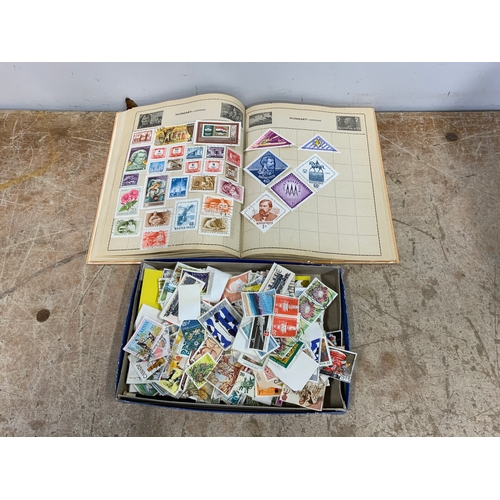 814 - Stamp Album and Loose Stamps