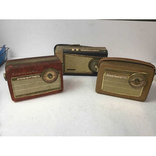 291 - 3x Vintage Radios