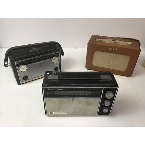 127 - 3x Vintage Radios