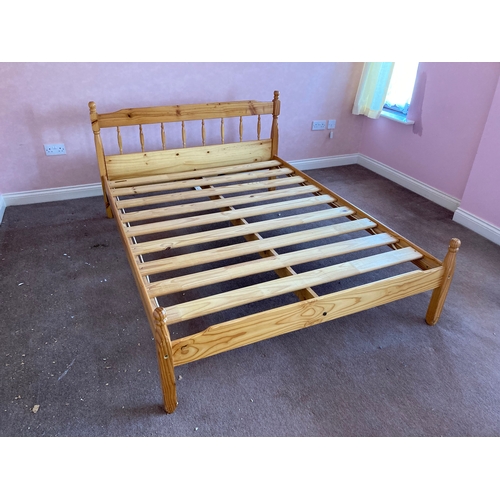 78 - Pine Double Bed Frame