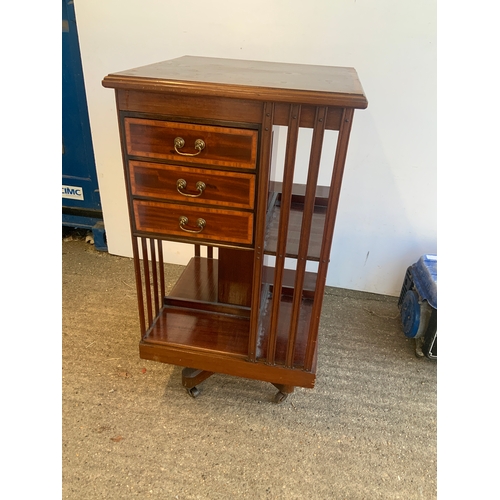 516 - Mahogany Revolving Bookcase