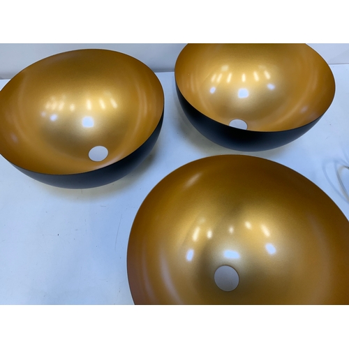 181 - 3x New Modern Pendant Lights