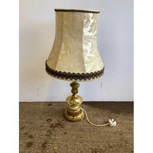 113 - Large Brass Table Lamp