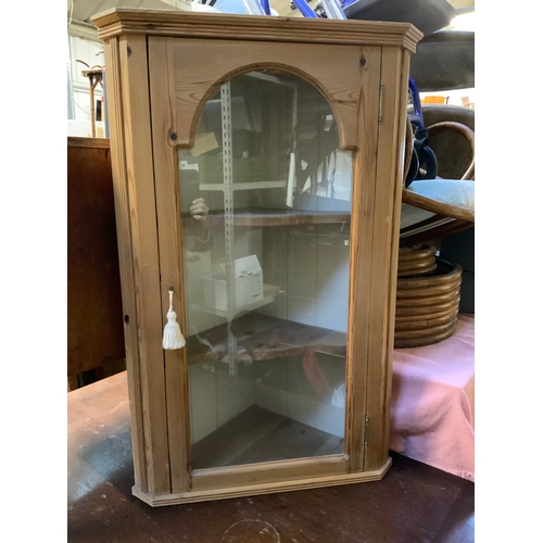 979 - Pine Corner Cupboard