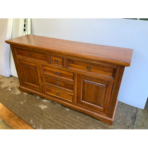 581 - Hardwood Sideboard