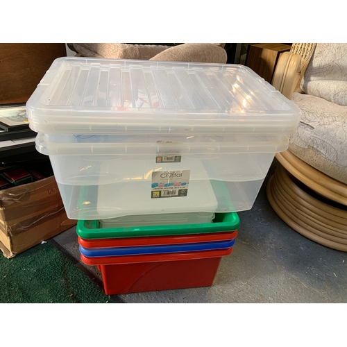 41 - Plastic Storage Crates